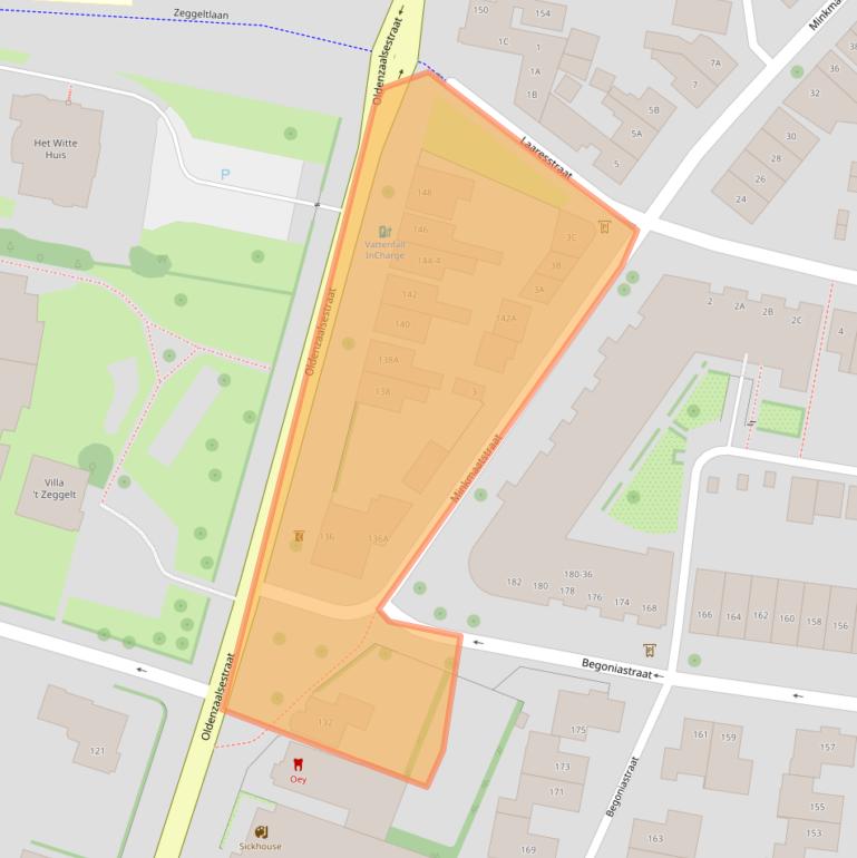 Kaart van postcodegebied 7514DT.