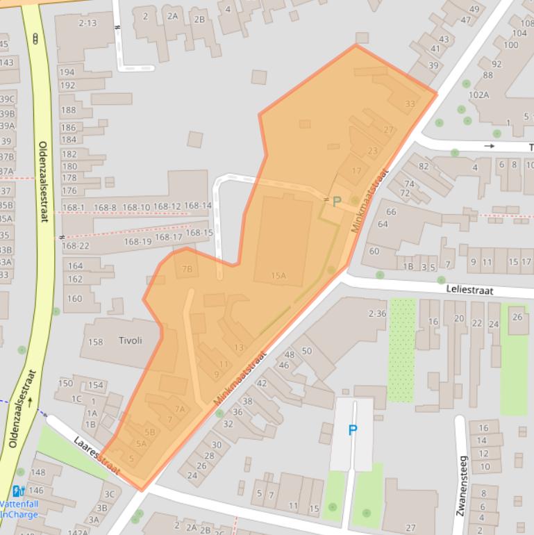 Kaart van postcodegebied 7514EA.