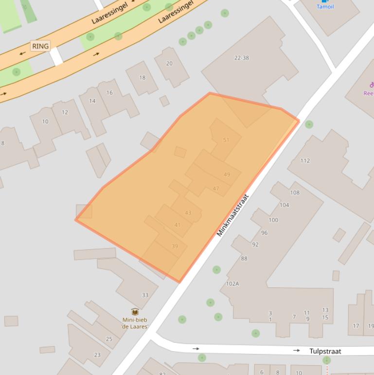 Kaart van postcodegebied 7514EB.