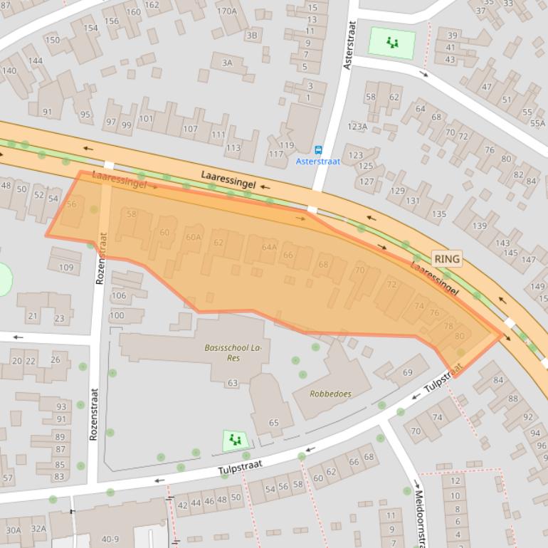Kaart van postcodegebied 7514EV.