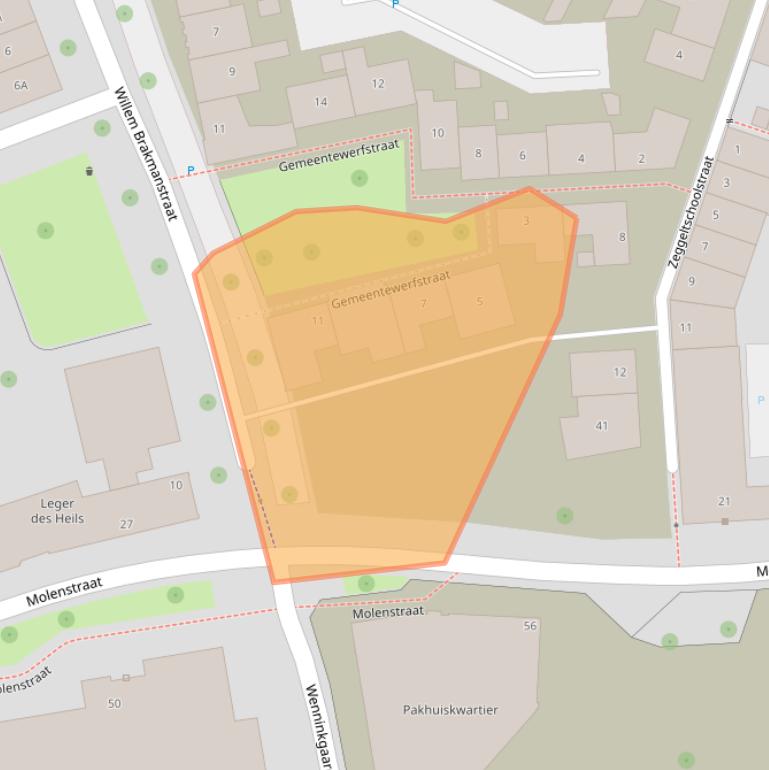 Kaart van postcodegebied 7514LW.