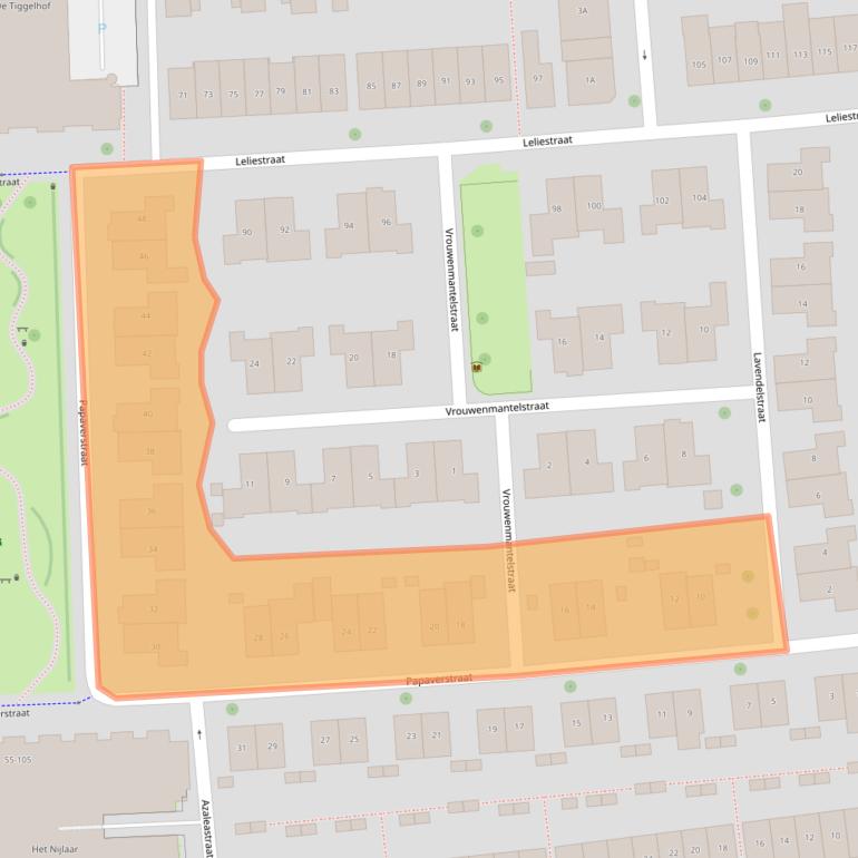 Kaart van postcodegebied 7514XG.