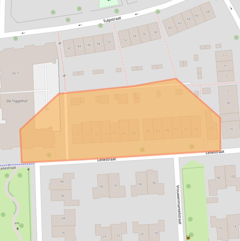 Kaart van postcodegebied 7514XK.