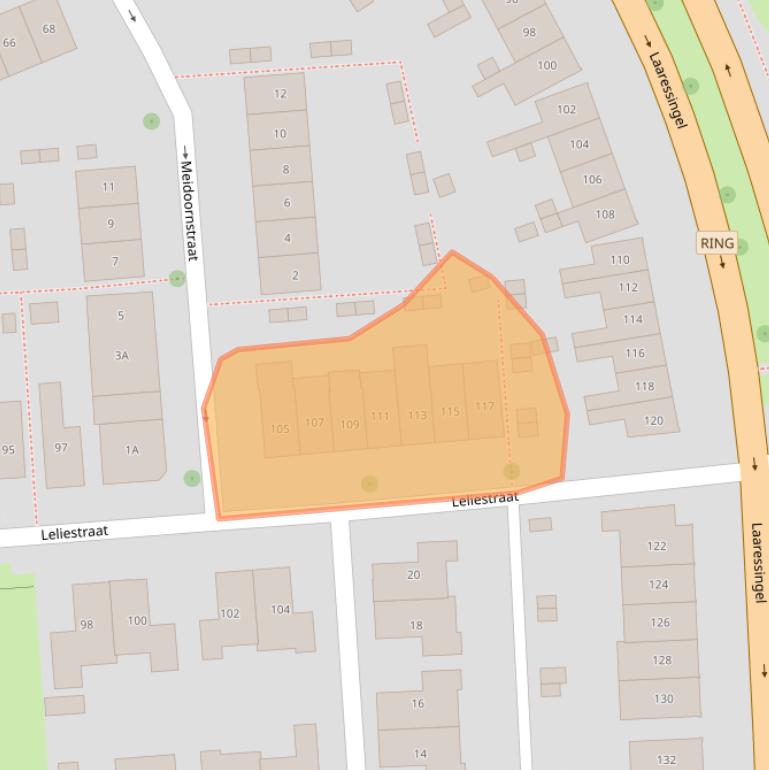 Kaart van postcodegebied 7514XL.