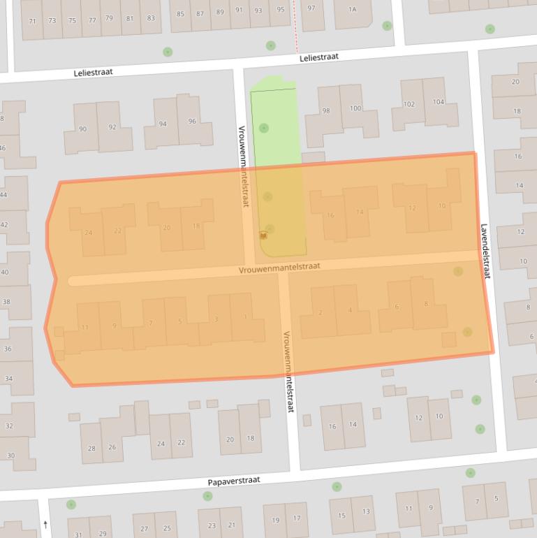 Kaart van postcodegebied 7514XV.