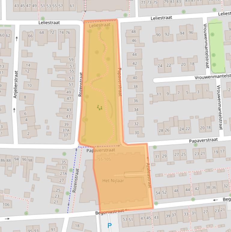 Kaart van postcodegebied 7514XX.