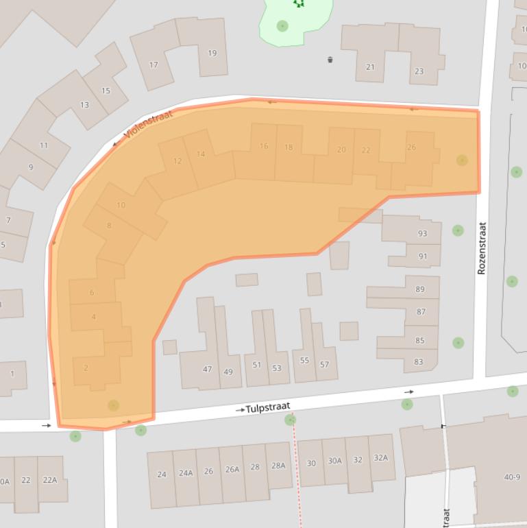 Kaart van postcodegebied 7514ZH.