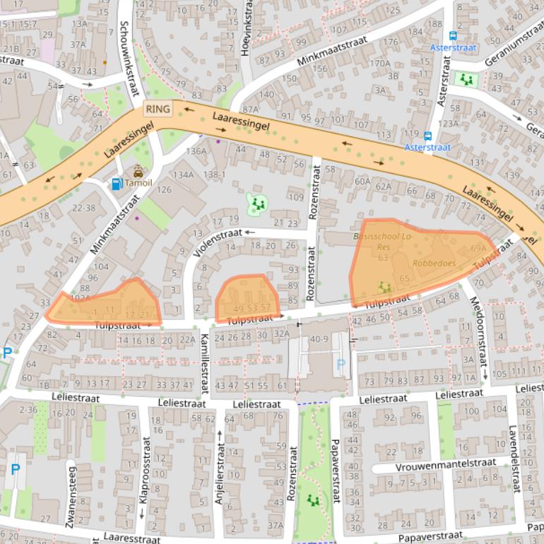 Kaart van postcodegebied 7514ZJ.
