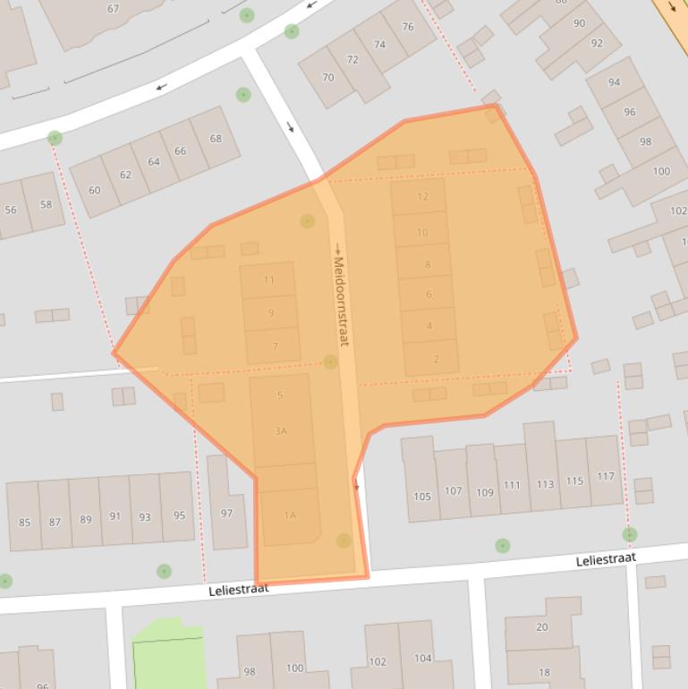 Kaart van postcodegebied 7514ZV.