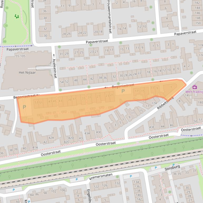 Kaart van postcodegebied 7514ZW.
