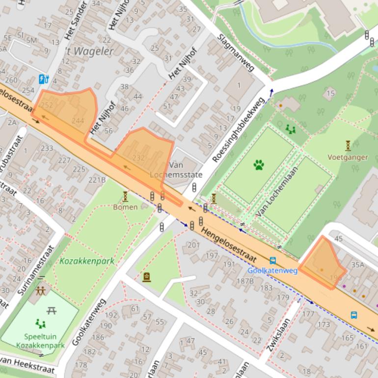 Kaart van postcodegebied 7521AL.