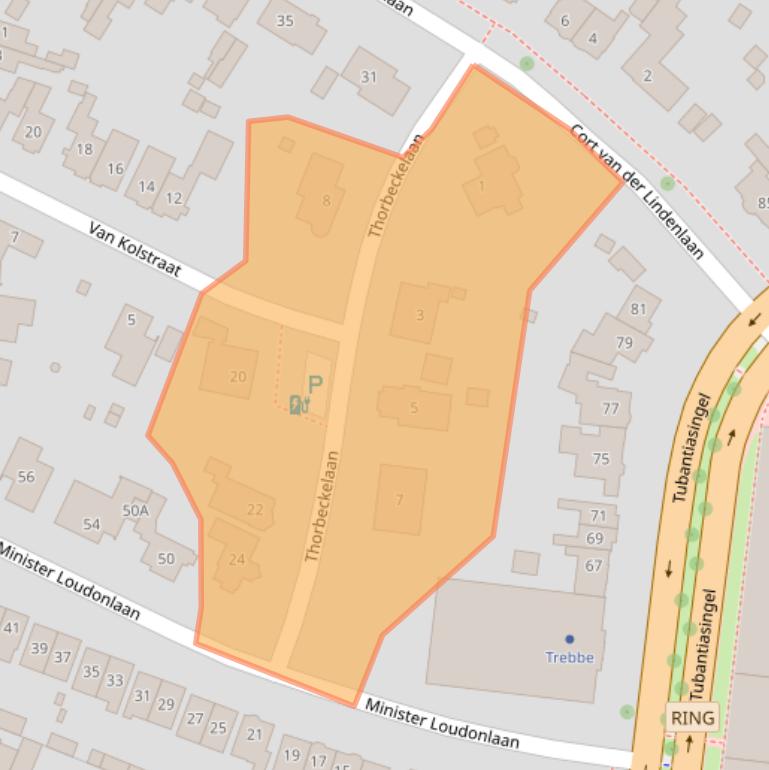 Kaart van postcodegebied 7521AV.