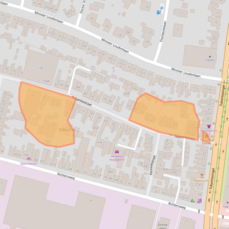 Kaart van postcodegebied 7521BM.