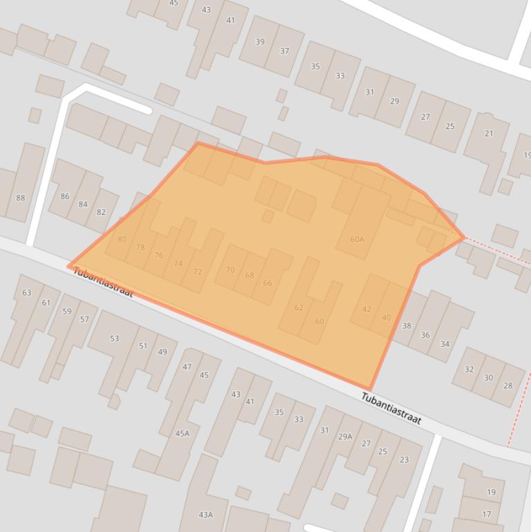 Kaart van postcodegebied 7521BN.