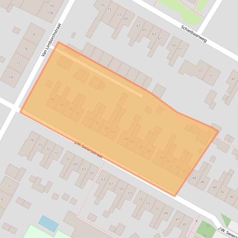 Kaart van postcodegebied 7521DR.