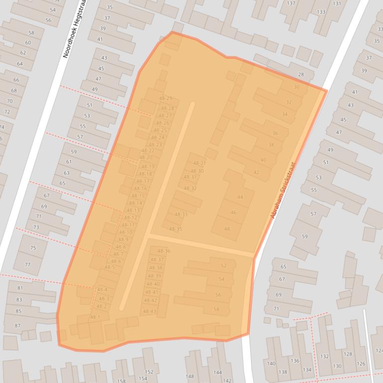 Kaart van postcodegebied 7521EW.