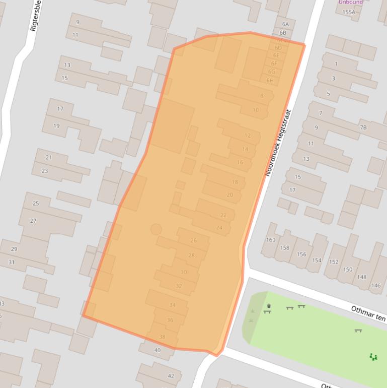 Kaart van postcodegebied 7521GD.