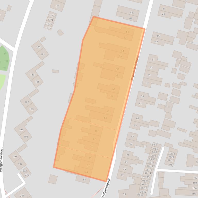 Kaart van postcodegebied 7521GL.