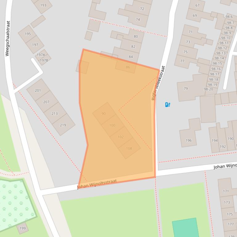 Kaart van postcodegebied 7521GM.