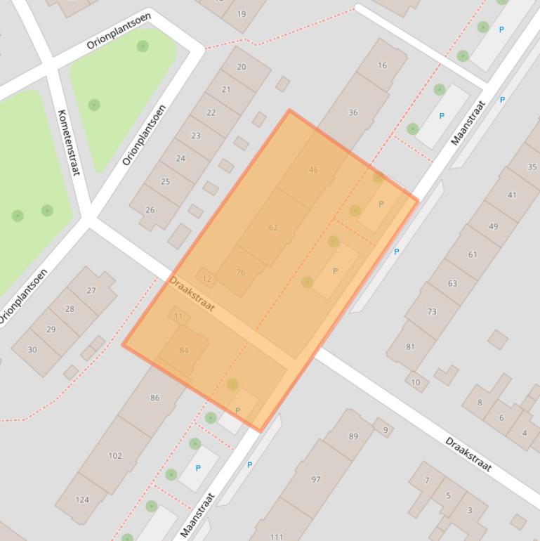 Kaart van postcodegebied 7521HB.