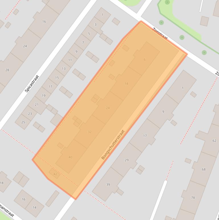 Kaart van postcodegebied 7521HS.