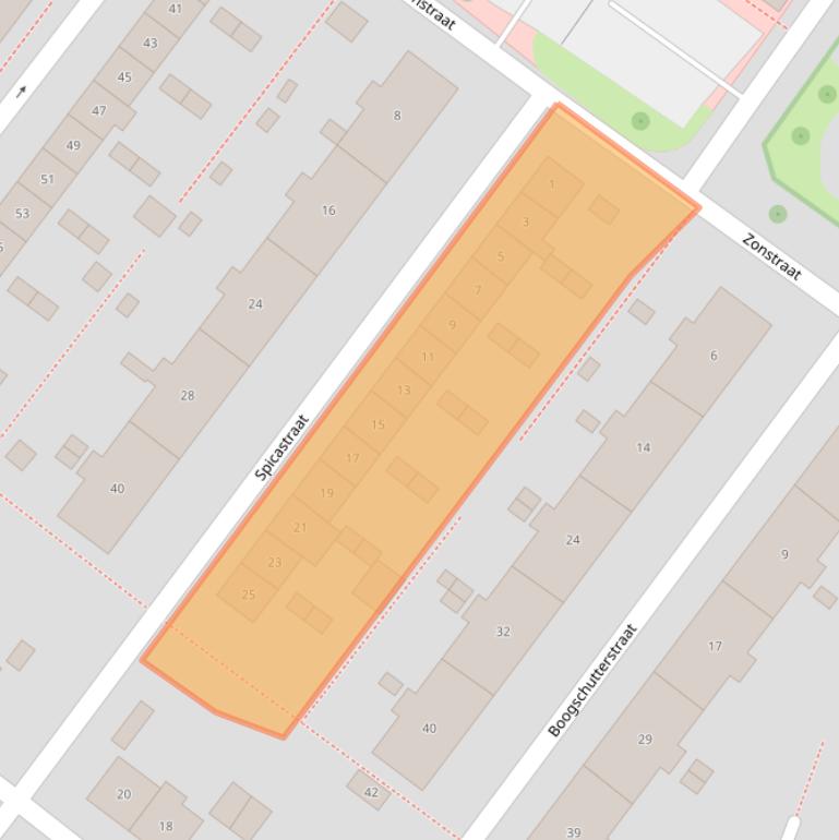 Kaart van postcodegebied 7521HT.