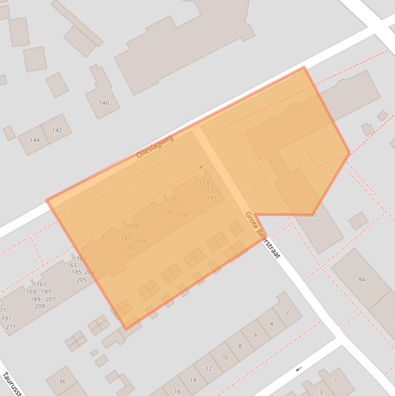 Kaart van postcodegebied 7521JB.