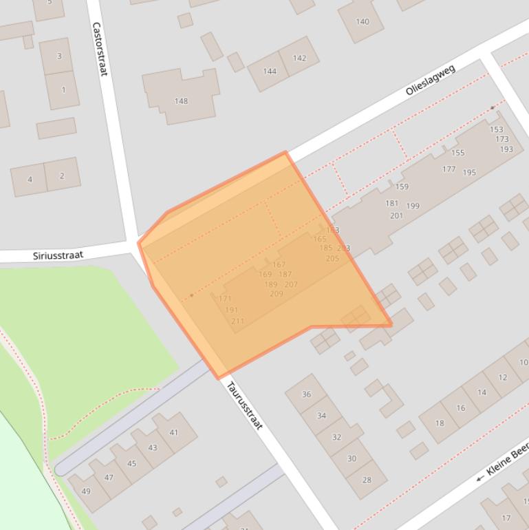 Kaart van postcodegebied 7521JC.