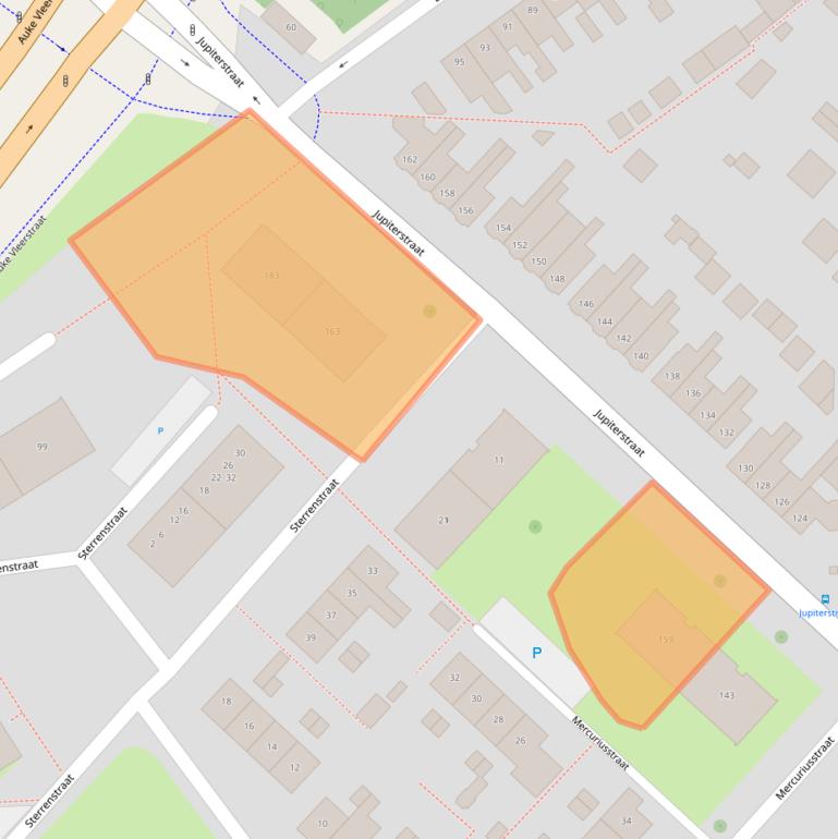 Kaart van postcodegebied 7521JL.