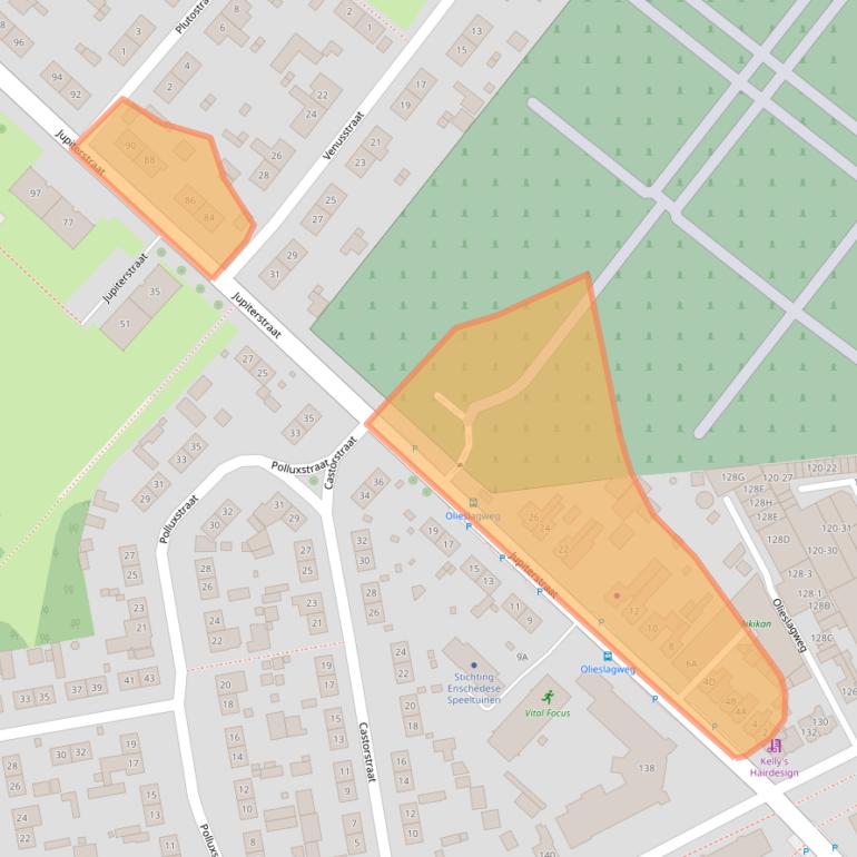 Kaart van postcodegebied 7521JM.
