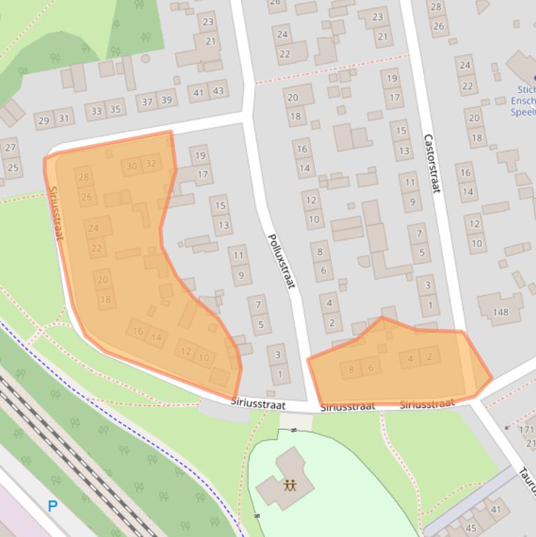 Kaart van postcodegebied 7521JX.