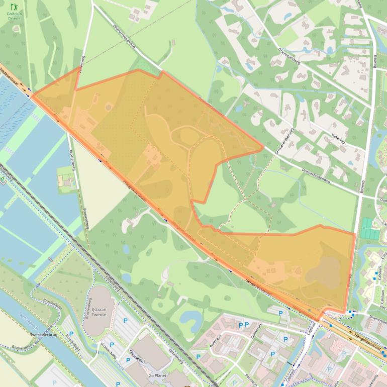 Kaart van postcodegebied 7521PB.