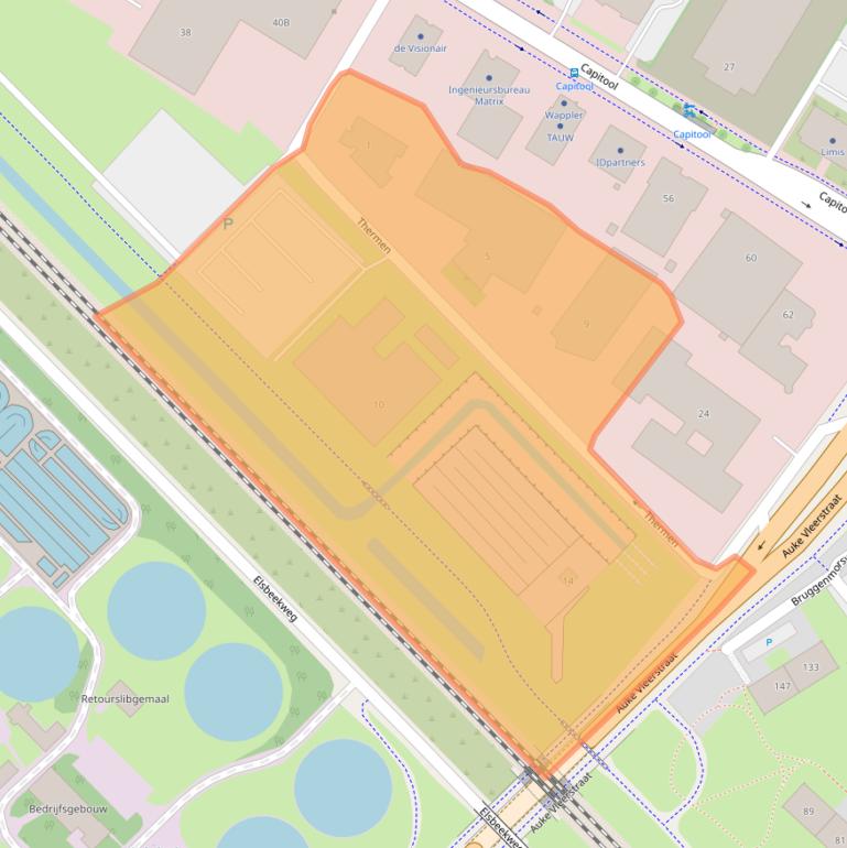 Kaart van postcodegebied 7521PS.
