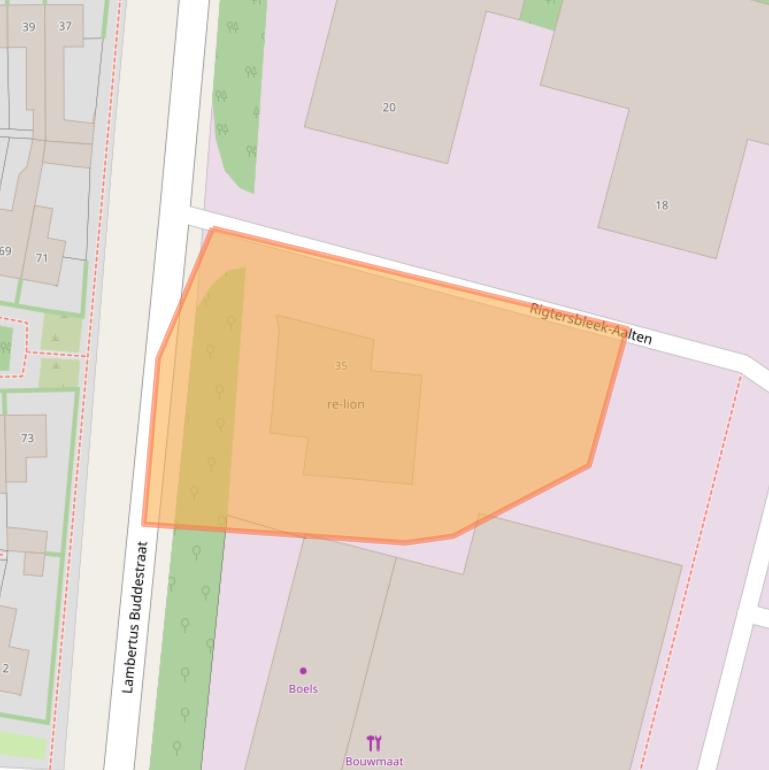 Kaart van postcodegebied 7521RA.