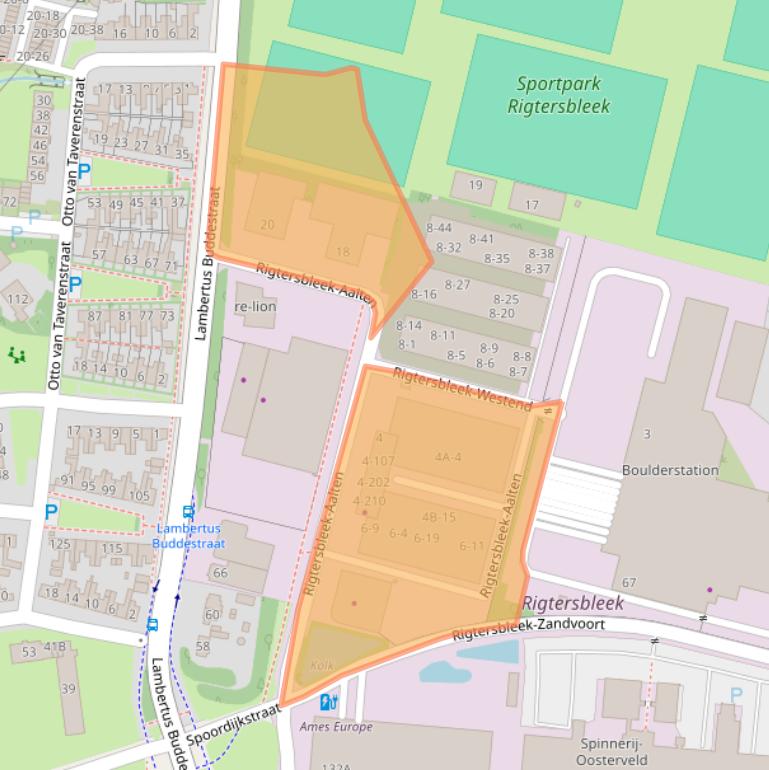 Kaart van postcodegebied 7521RB.