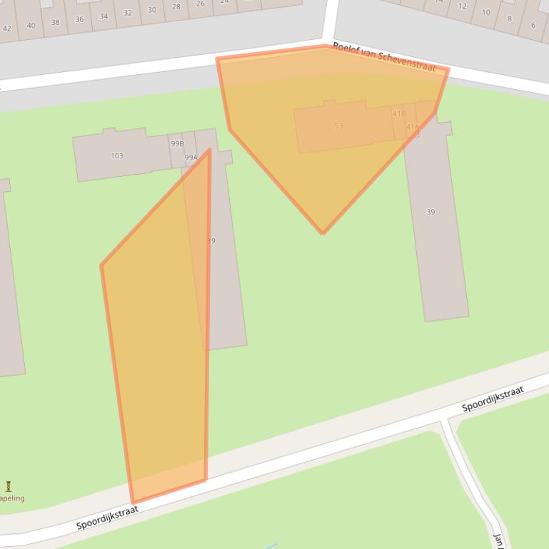 Kaart van postcodegebied 7521SE.