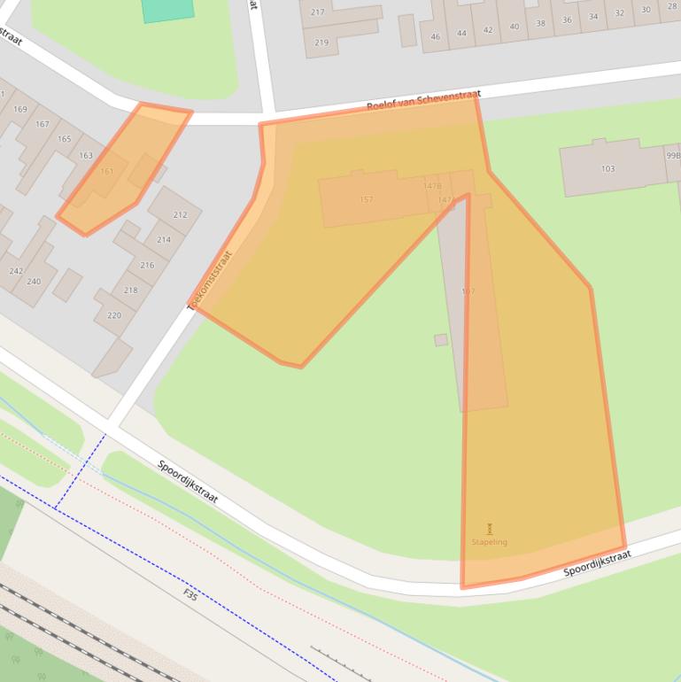 Kaart van postcodegebied 7521SH.