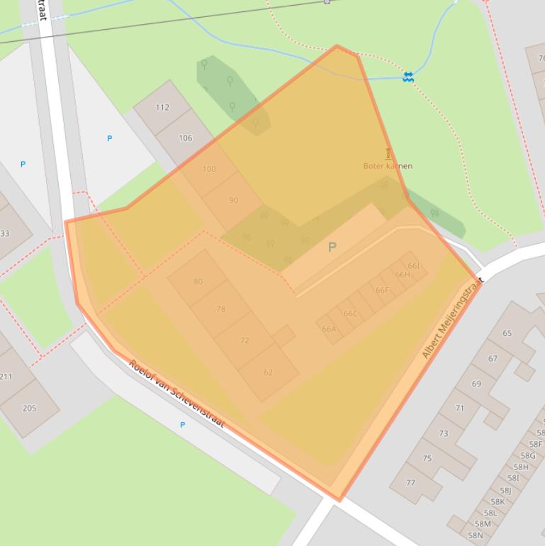 Kaart van postcodegebied 7521SN.