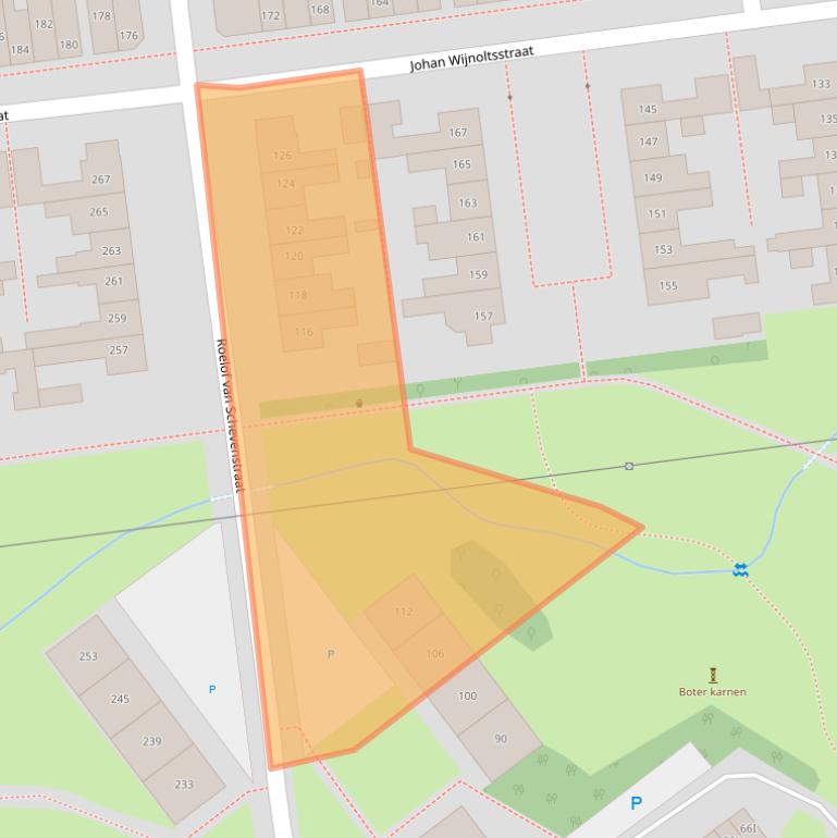 Kaart van postcodegebied 7521SP.