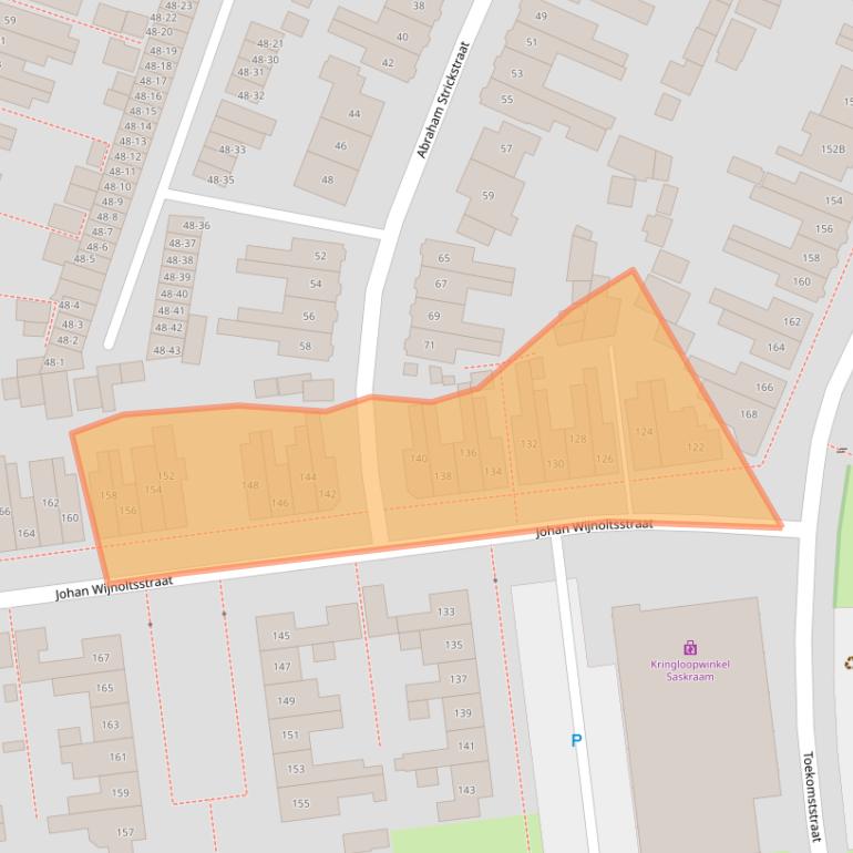 Kaart van postcodegebied 7521SV.