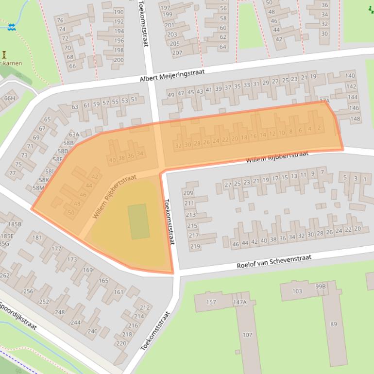 Kaart van postcodegebied 7521TP.