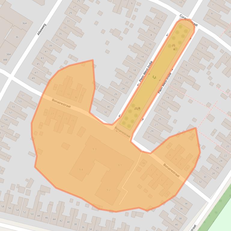 Kaart van postcodegebied 7521VG.