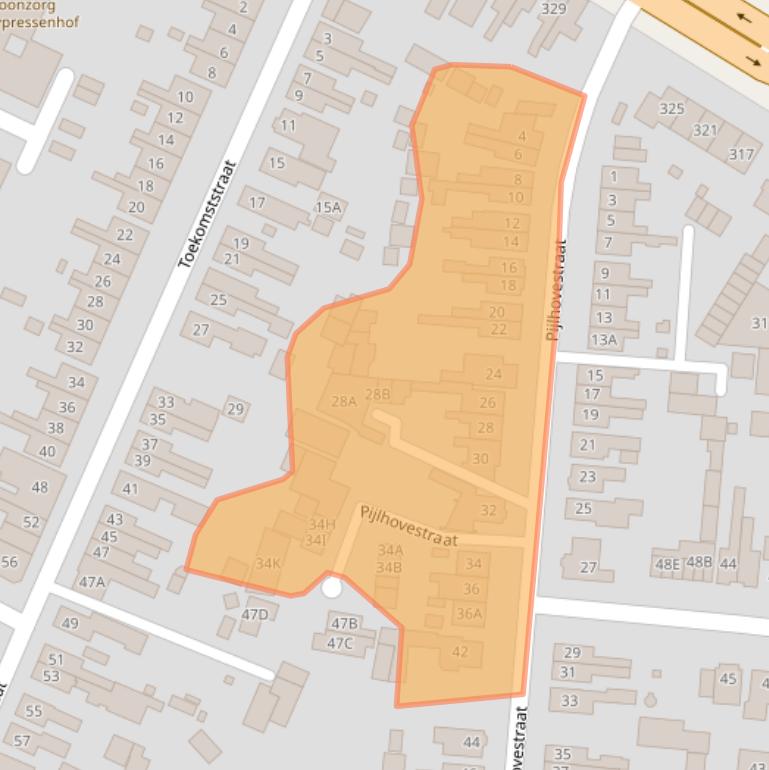 Kaart van postcodegebied 7521VT.