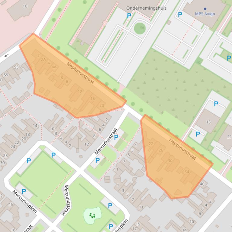 Kaart van postcodegebied 7521WD.
