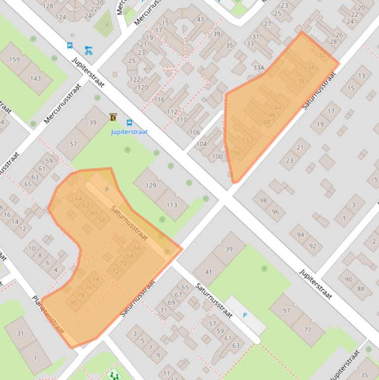 Kaart van postcodegebied 7521WN.