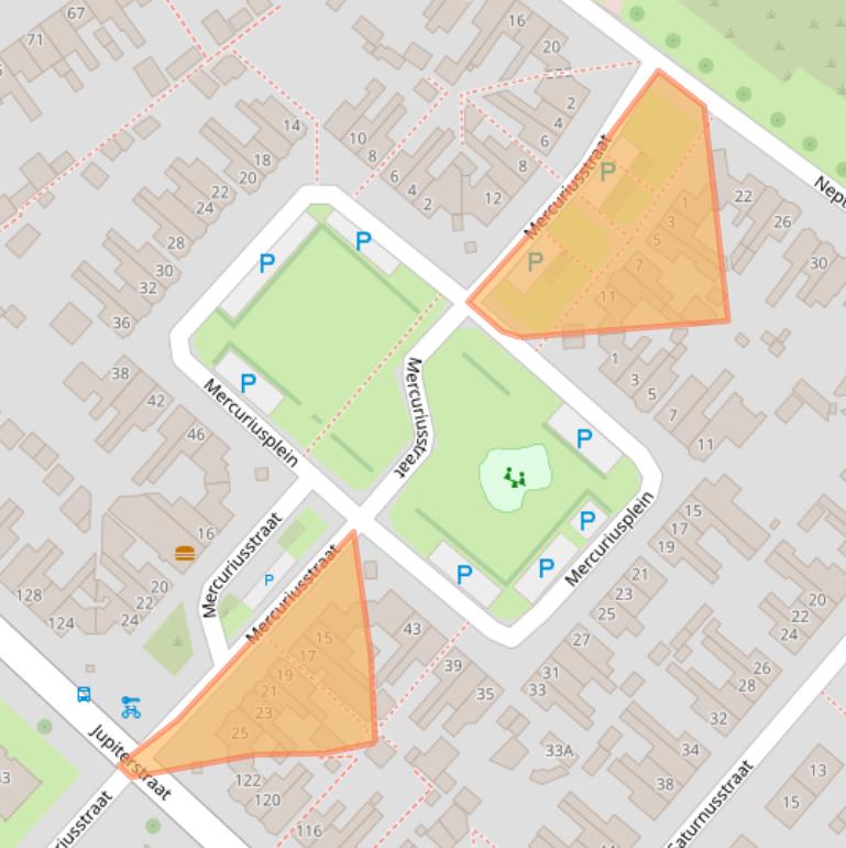 Kaart van postcodegebied 7521WP.