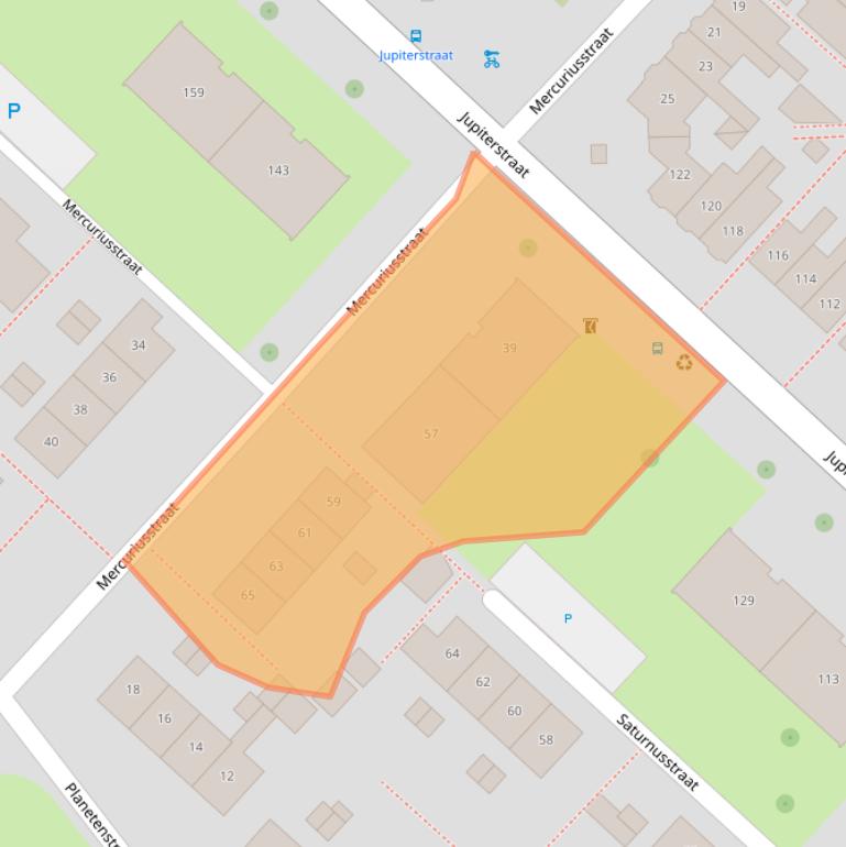 Kaart van postcodegebied 7521WR.