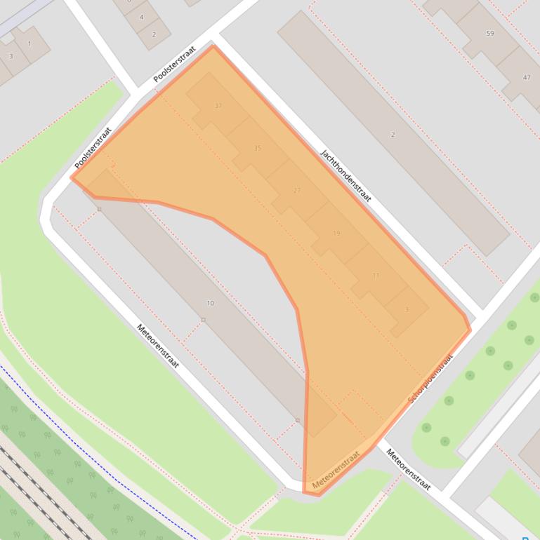 Kaart van postcodegebied 7521XM.