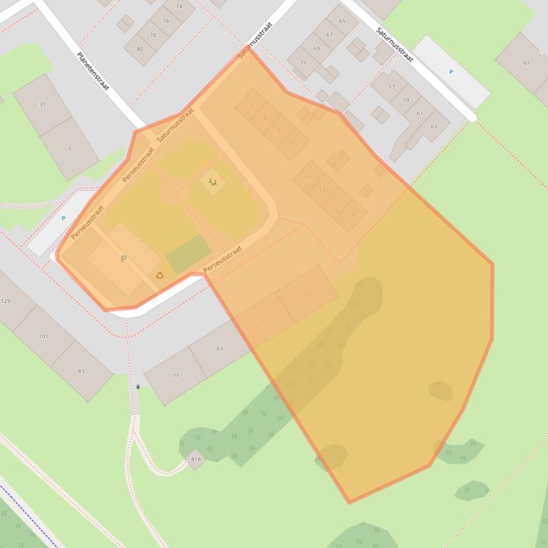 Kaart van postcodegebied 7521ZA.
