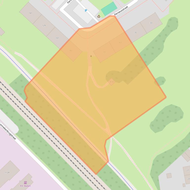 Kaart van postcodegebied 7521ZB.